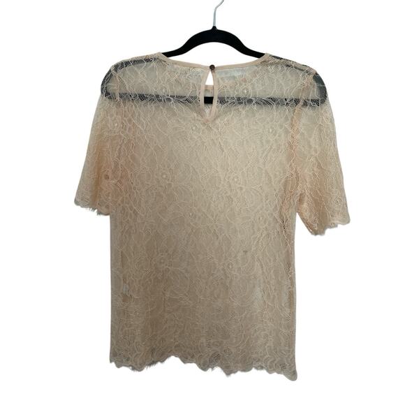 LOVE CULTURE short-sleeved, lace top. Size L - Picture 3 of 6
